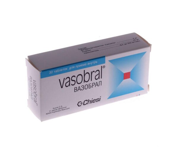 Vasobral [Dihydroergocryptine+Caffeine]